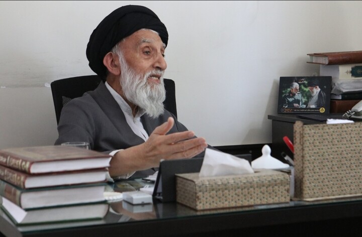 تصاویر/ دیدار مدیر کل تعزیرات با آیت الله موسوی اصفهانی