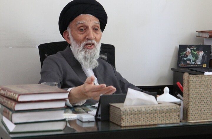 تصاویر/ دیدار مدیر کل تعزیرات با آیت الله موسوی اصفهانی