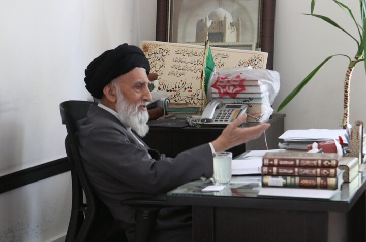 تصاویر/ دیدار مدیر کل تعزیرات با آیت الله موسوی اصفهانی
