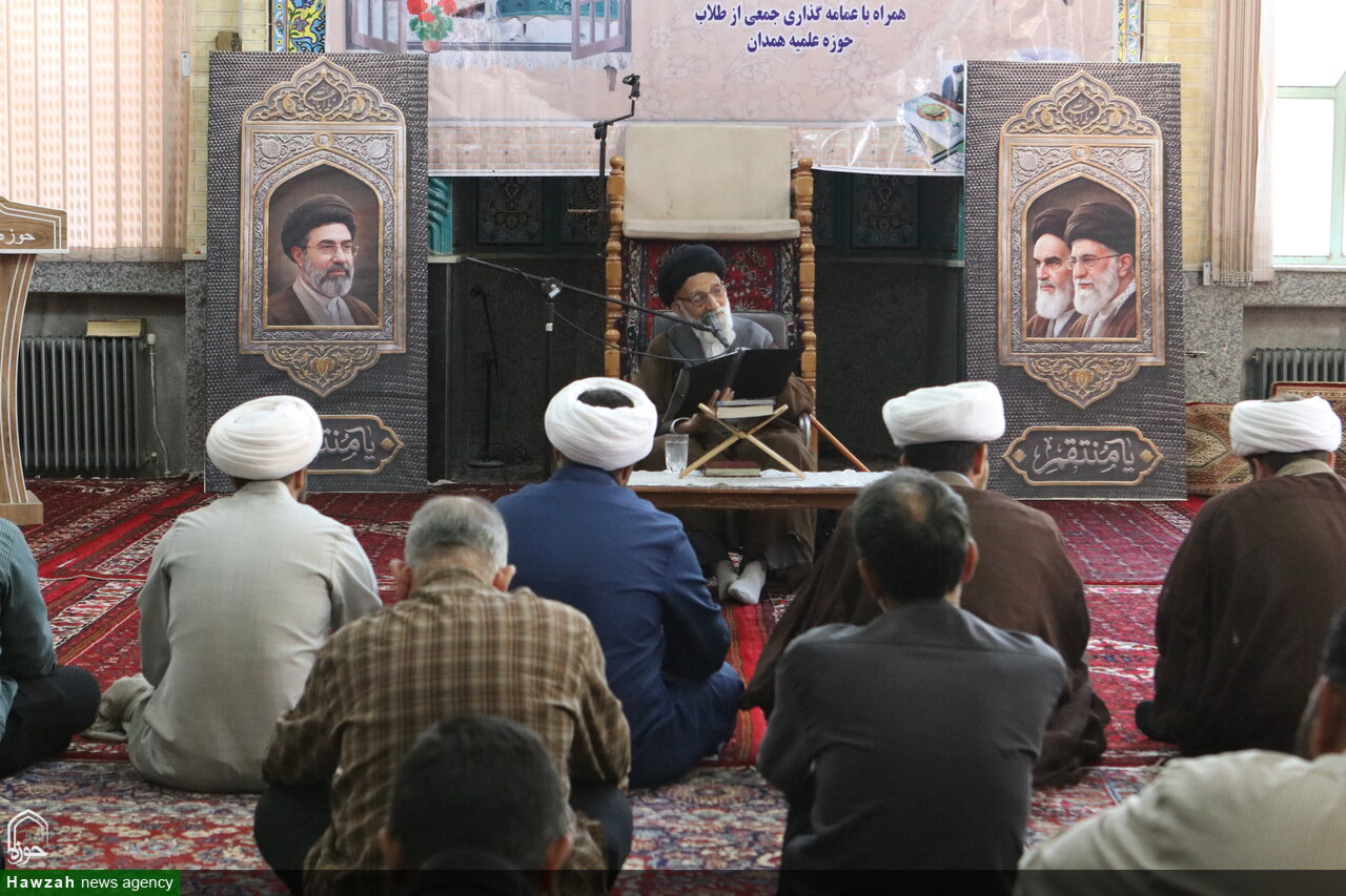تصاویر/ درس اخلاق آیت الله موسوی اصفهانی در مسجد مدرسه علمیه آیت الله آخوند (ره)