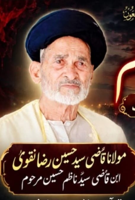مبلغِ دینِ حق مولانا قاضی سید حسین رضا نقوی سرسویؒ ـ حیات و خدمات