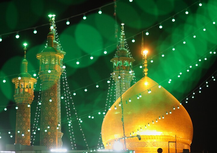 حال و هوای حرم مطهر حضرت معصومه (س) در شب میلاد پیامبر اکرم (ص) و امام جعفر صادق (ع)