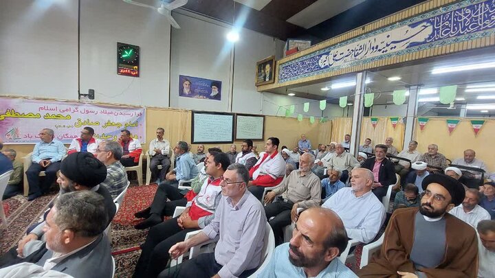تصاویر/جشن ولادت پیامبر اکرم (ص) و امام جعفر صادق (ع) از طرف نماینده ولی‌فقیه در کاشان