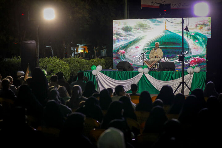 تصاویر /مراسم ولادت حضرت محمد ص با حضور امام جمعه قزوین