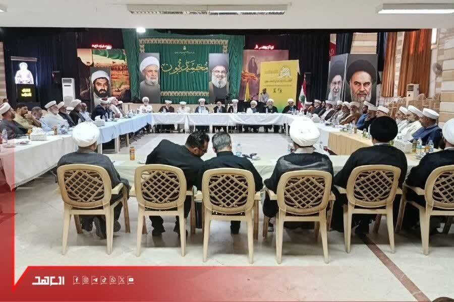 Hizbullah Yaadhimisha Maulid ya Mtume Mtukufu (s.a.w.w.) kwa kufanya Mkutano wa Umoja wa Wanazuoni mjini Sidon
