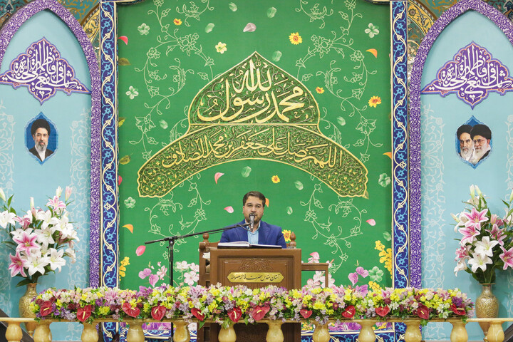 تصاویر/ بزرگداشت دولتمردان شهید در حرم مطهر بانوی کرامت