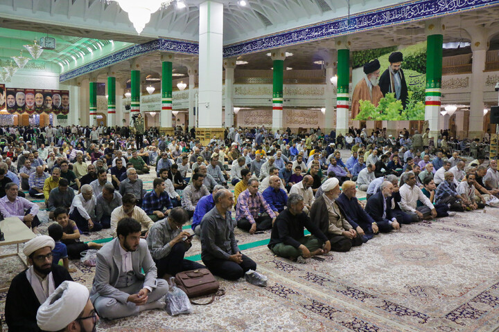 تصاویر/ بزرگداشت دولتمردان شهید در حرم مطهر بانوی کرامت