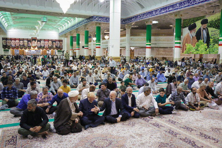 تصاویر/ بزرگداشت دولتمردان شهید در حرم مطهر بانوی کرامت
