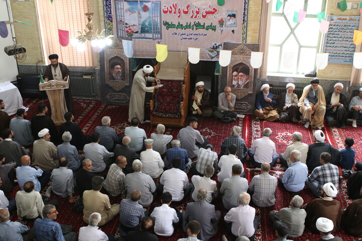 تصاویر/ جشن میلاد پیامبر اکرم (ص) و امام صادق(ع) در مسجد مدرسه علمیه همدان