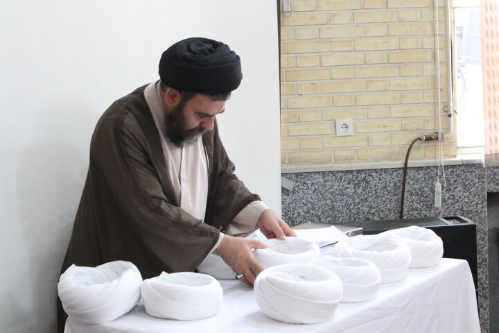 تصاویر/ مراسم عمامه گذاری در همدان