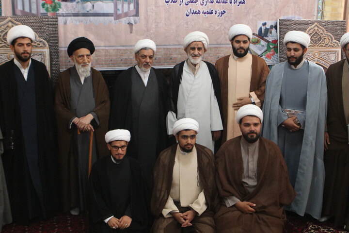 تصاویر/ مراسم عمامه گذاری در همدان