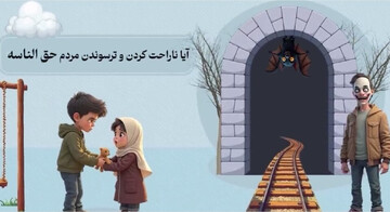 موشن‌گرافیک |  آیا ناراحت کردن و ترساندن مردم حق‌الناس است؟