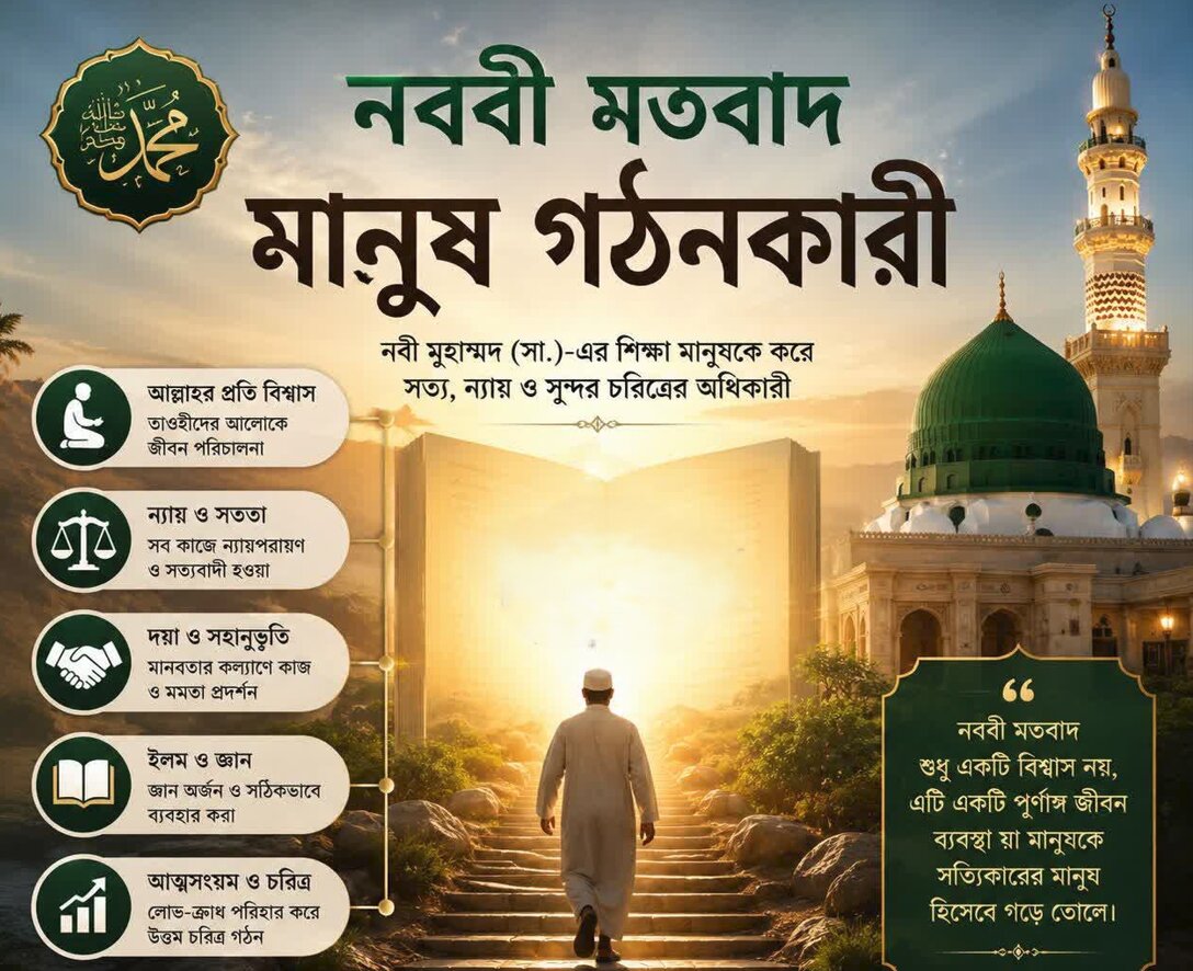 নববী মতবাদ মানুষ গঠনকারী