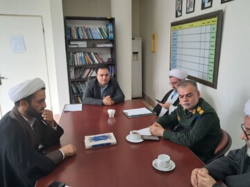 تصاویر/ جلسه قرارگاه راهبری و پشتیبانی مساجد شهرستان گلوگاه