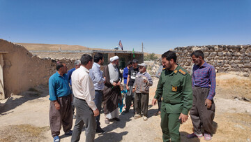 سفر میدانی نماینده ولی‌فقیه در همدان به روستاهای محروم گل‌تپه+عکس
