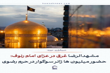 عکس نوشت| مشهدالرضا غرق در عزای امام رئوف؛ حضور میلیون ها زائر سوگوار در حرم رضوی