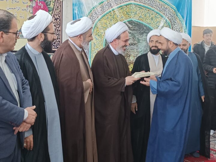 مراسم معارفه مدیر مدرسه علمیه المهدی (ع) مشگین شهر برگزار شد + تصاویر
