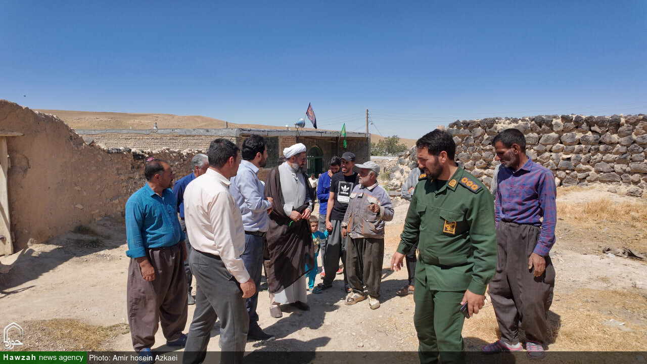سفر میدانی نماینده ولی‌فقیه در همدان به روستاهای محروم گل‌تپه+عکس