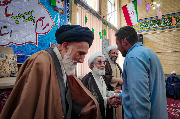 تصاویر/افتتاحیه سال تحصیلی ۱۴۰۵–۱۴۰۶ و اختتامیه دوازدهمین جشنواره علامه حلی حوزه علمیه همدان