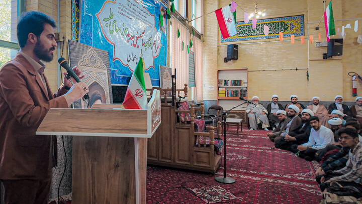 تصاویر/افتتاحیه سال تحصیلی ۱۴۰۵–۱۴۰۶ و اختتامیه دوازدهمین جشنواره علامه حلی حوزه علمیه همدان