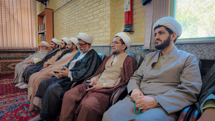 تصاویر/افتتاحیه سال تحصیلی ۱۴۰۵–۱۴۰۶ و اختتامیه دوازدهمین جشنواره علامه حلی حوزه علمیه همدان