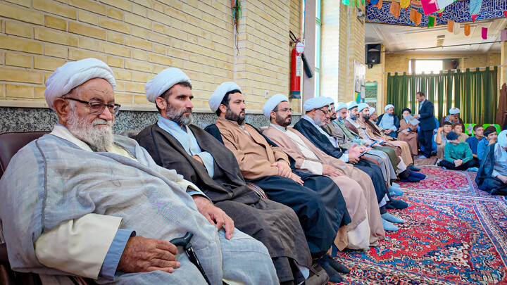 تصاویر/افتتاحیه سال تحصیلی ۱۴۰۵–۱۴۰۶ و اختتامیه دوازدهمین جشنواره علامه حلی حوزه علمیه همدان
