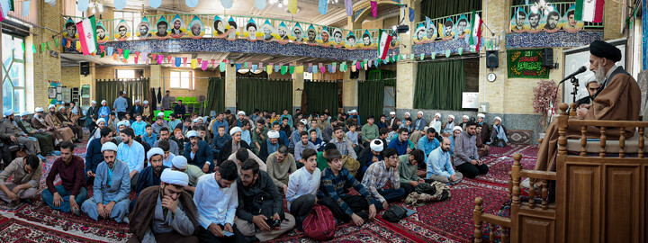 تصاویر/افتتاحیه سال تحصیلی ۱۴۰۵–۱۴۰۶ و اختتامیه دوازدهمین جشنواره علامه حلی حوزه علمیه همدان