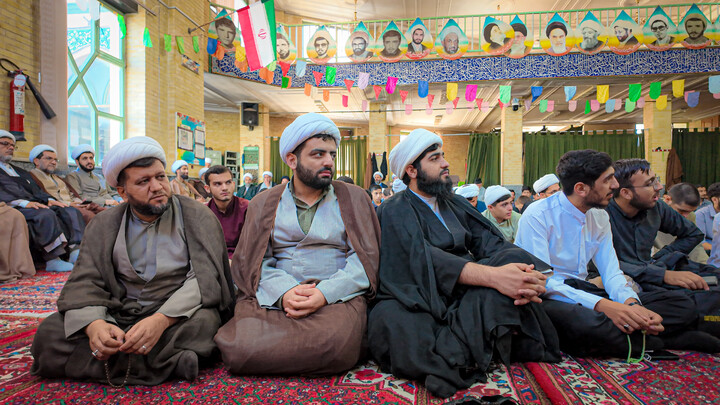 تصاویر/افتتاحیه سال تحصیلی ۱۴۰۵–۱۴۰۶ و اختتامیه دوازدهمین جشنواره علامه حلی حوزه علمیه همدان