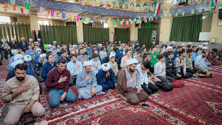 تصاویر/افتتاحیه سال تحصیلی ۱۴۰۵–۱۴۰۶ و اختتامیه دوازدهمین جشنواره علامه حلی حوزه علمیه همدان