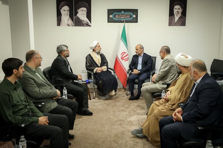 تصاویر  دیدار رئیس رسانه ملی با امام جمعه قزوین