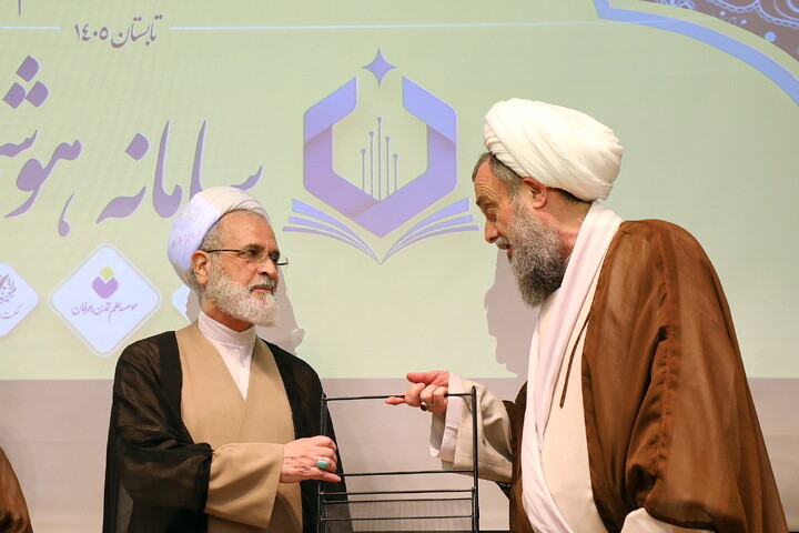 تصاویر/ آیین رونمایی از محصولات فناورانه علوم اسلامی موسسه علم، تمدن و عرفان