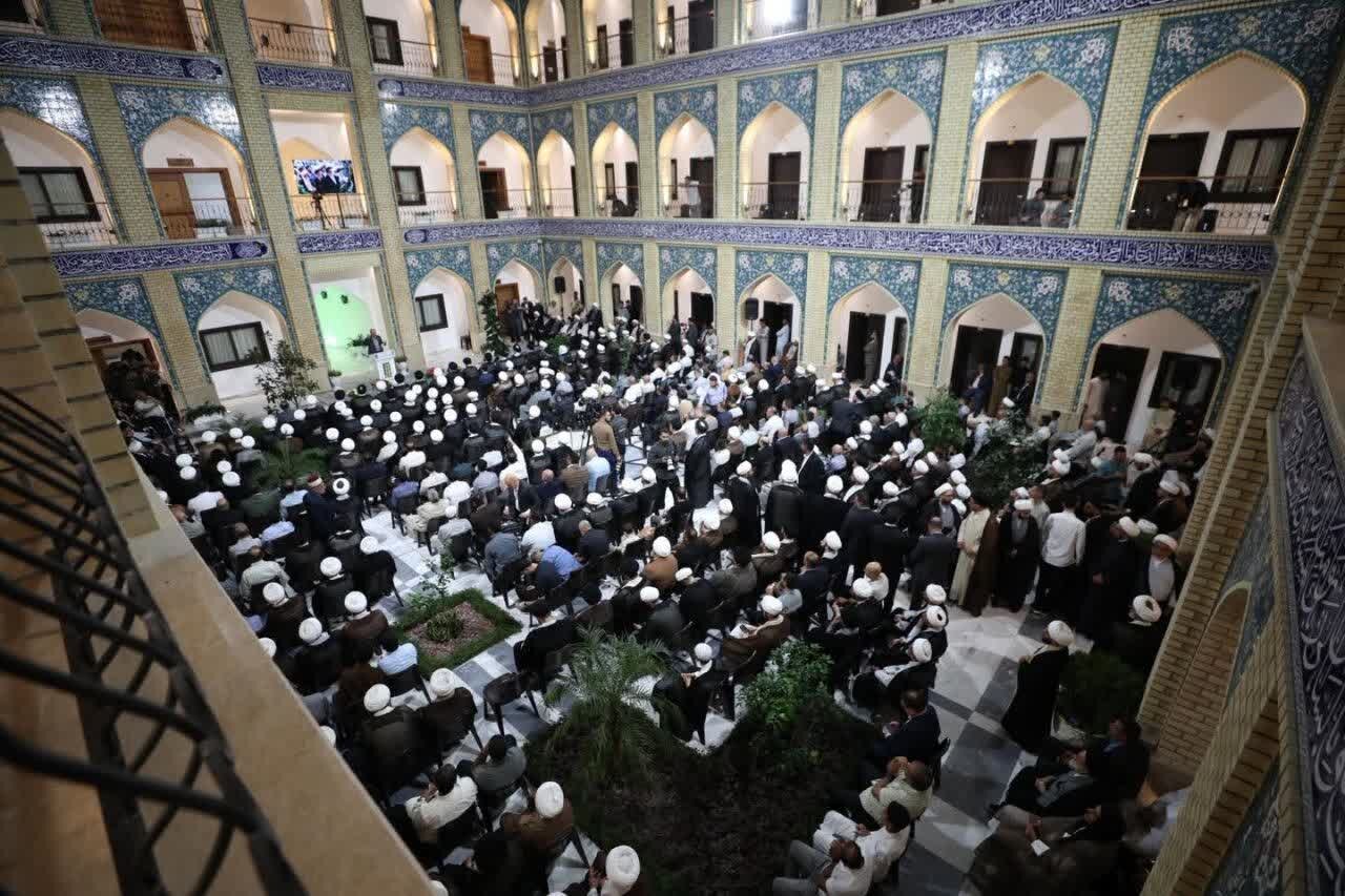 افتتاح مدرسة آية الله الكاظمي للعلوم الحوزوية بجوار الصحن الكاظمي الشريف (فيديو و صور)