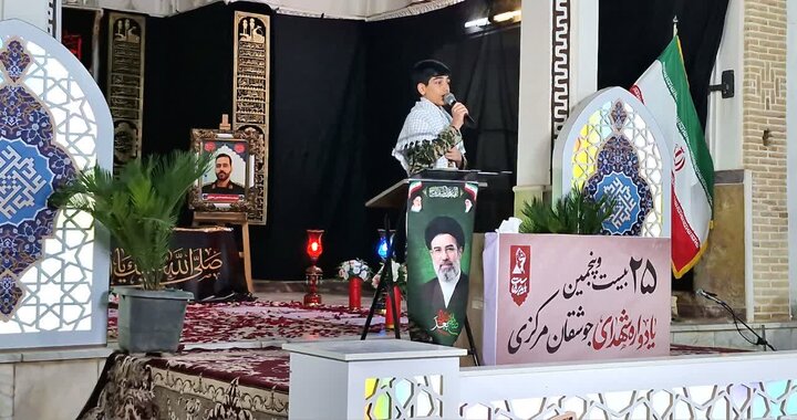 تصاویر/بیست‌و پنجمین یادواره شهدای جوشقان مرکزی کاشان