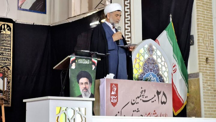 تصاویر/بیست‌و پنجمین یادواره شهدای جوشقان مرکزی کاشان
