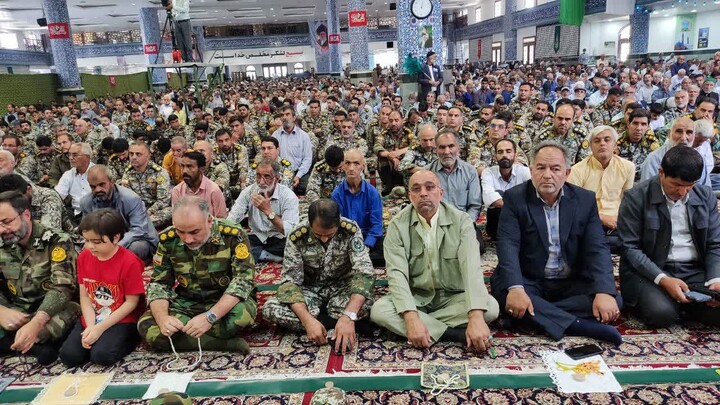تصاویر|  نماز جمعه عبادی سیاسی بیرجند