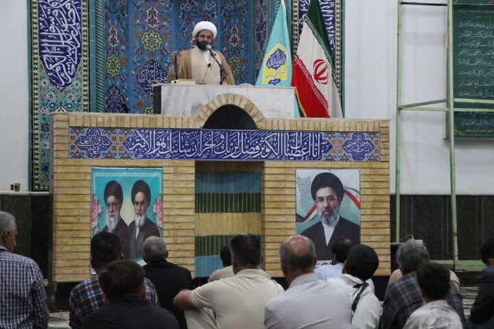 تصاویر/ آیین عبادی سیاسی نماز جمعه شهرستان بنجار