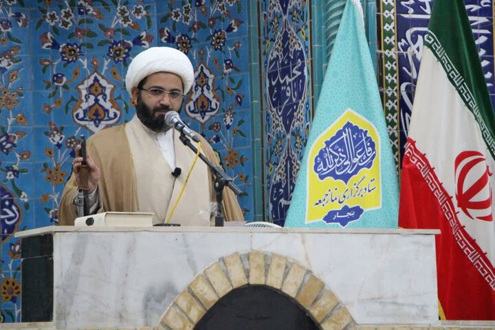 تصاویر/ آیین عبادی سیاسی نماز جمعه شهرستان بنجار