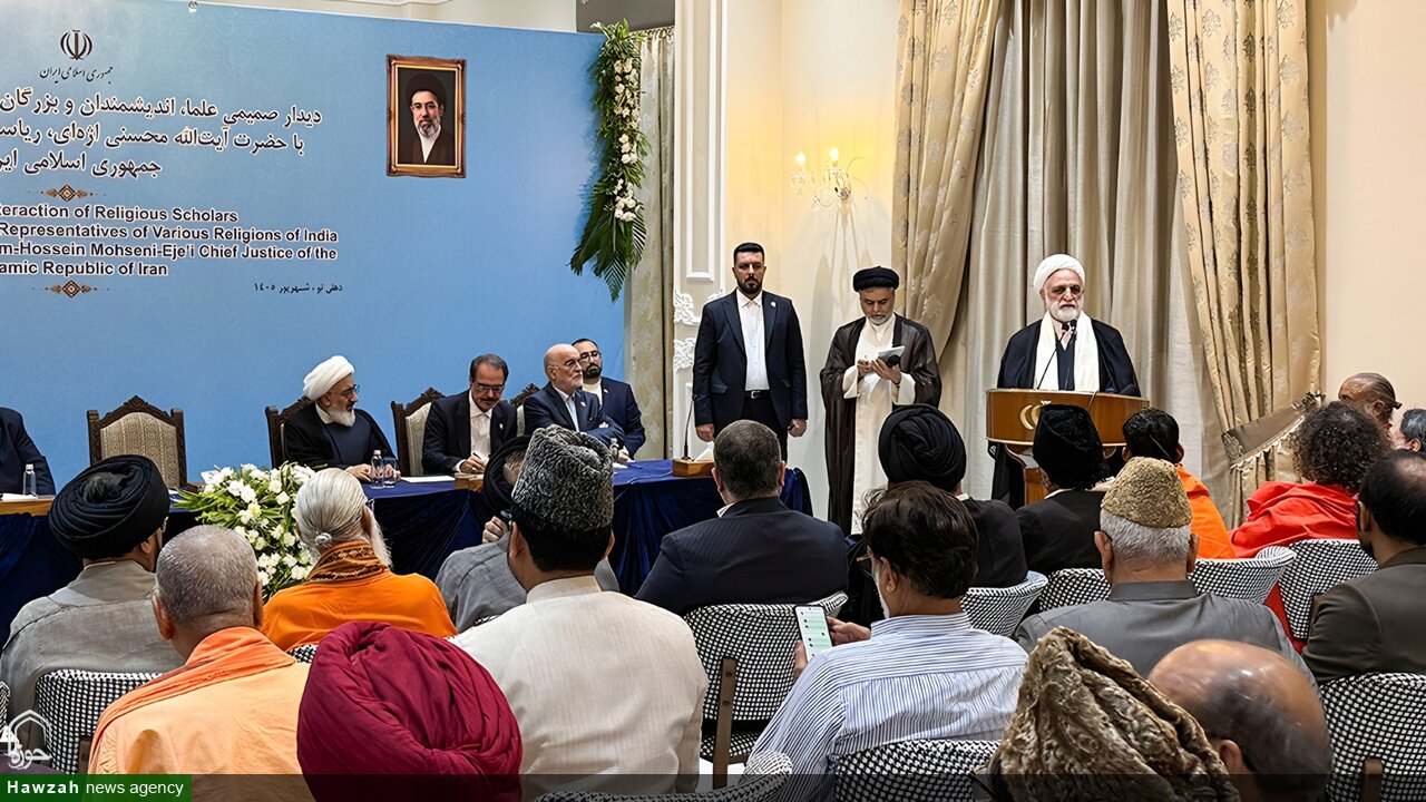 ایران اور ہندوستان کے درمیان گہرے اور دیرینہ تعلقات ہیں؛ عالمی امن و انصاف کے لیے مل کر کام کرنا ہوگا