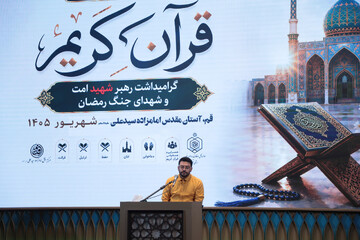 تصاویر/ طنین آیات وحی در سومین روز مسابقات قرآن اوقاف استان قم