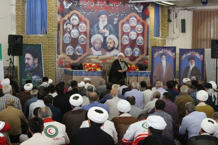 تصاویر /  مراسم یادواره شهید آیت‌الله قدوسی نهاوندی و شهدای روحانی نهاوند