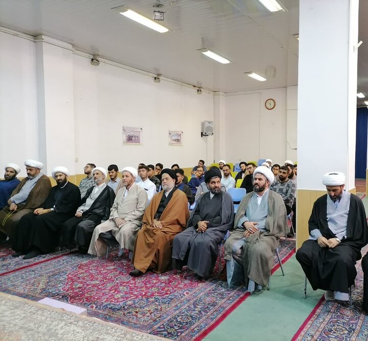 تصاویر/ مراسم تکریم و‌ معارفه مدیر مدرسه علمیه میرزا علی اکبر اردبیل