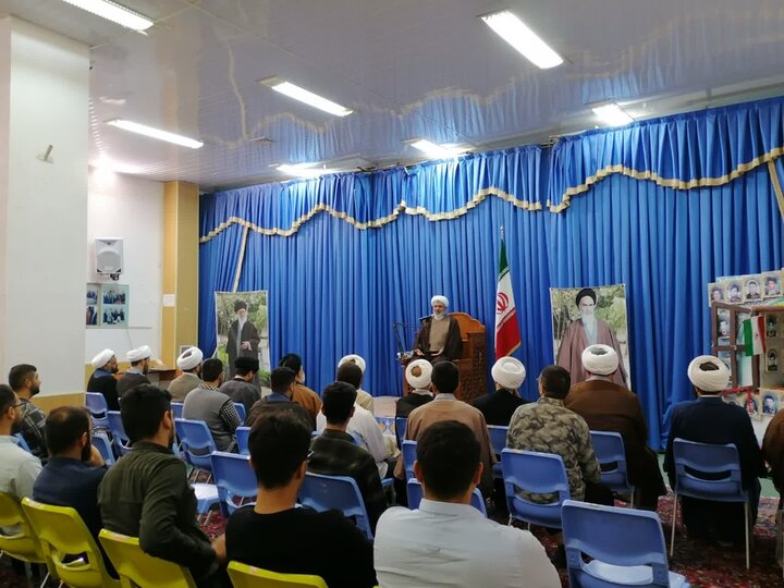 تصاویر/ مراسم تکریم و‌ معارفه مدیر مدرسه علمیه میرزا علی اکبر اردبیل