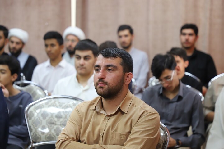 تصاویر/آیین آغاز سال تحصیلی در حوزه خاتم الانبیاء سنندج