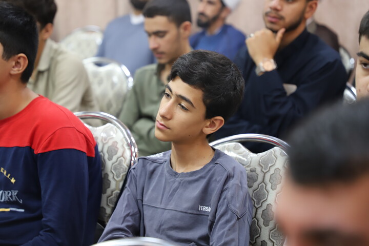 تصاویر/آیین آغاز سال تحصیلی در حوزه خاتم الانبیاء سنندج