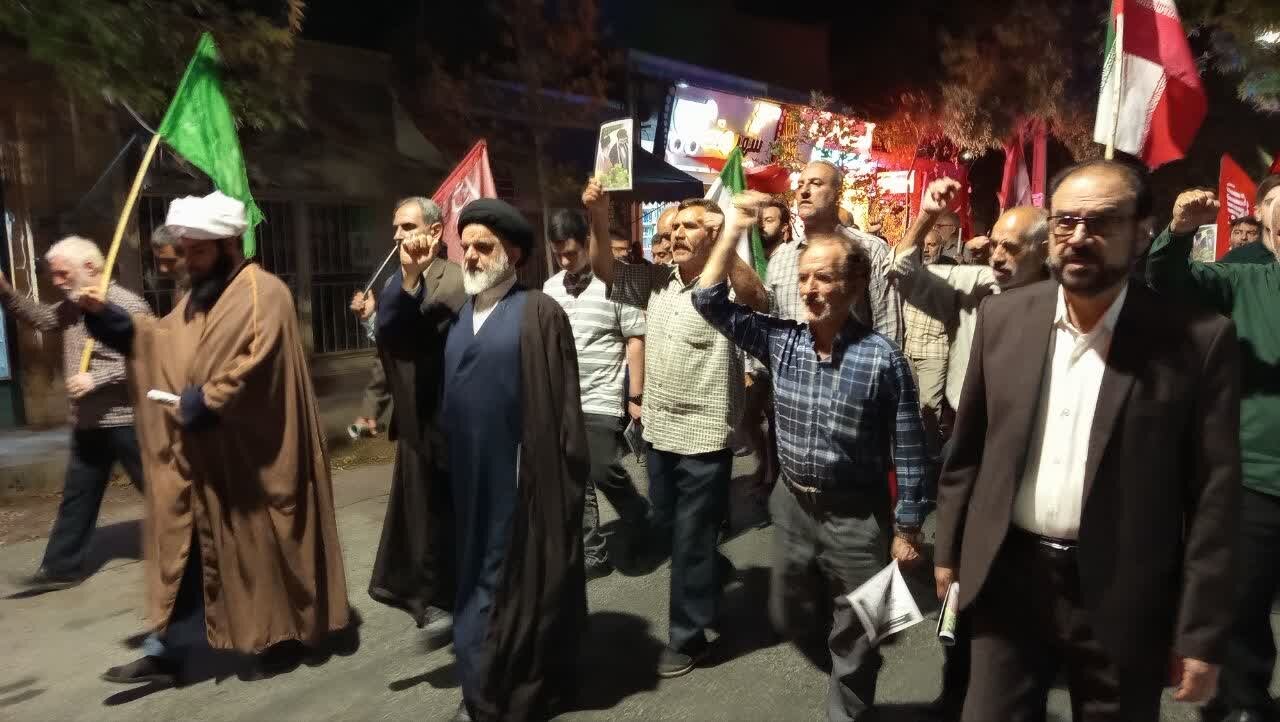 طنین فریادهای انقلابی در صد و هشتاد و هشتمین «موج» نطنز+تصاویر