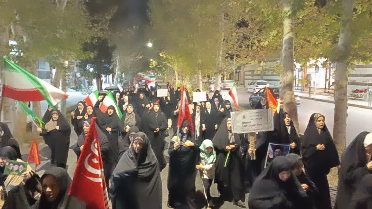 طنین فریادهای انقلابی در صد و هشتاد و هشتمین «موج» نطنز+تصاویر