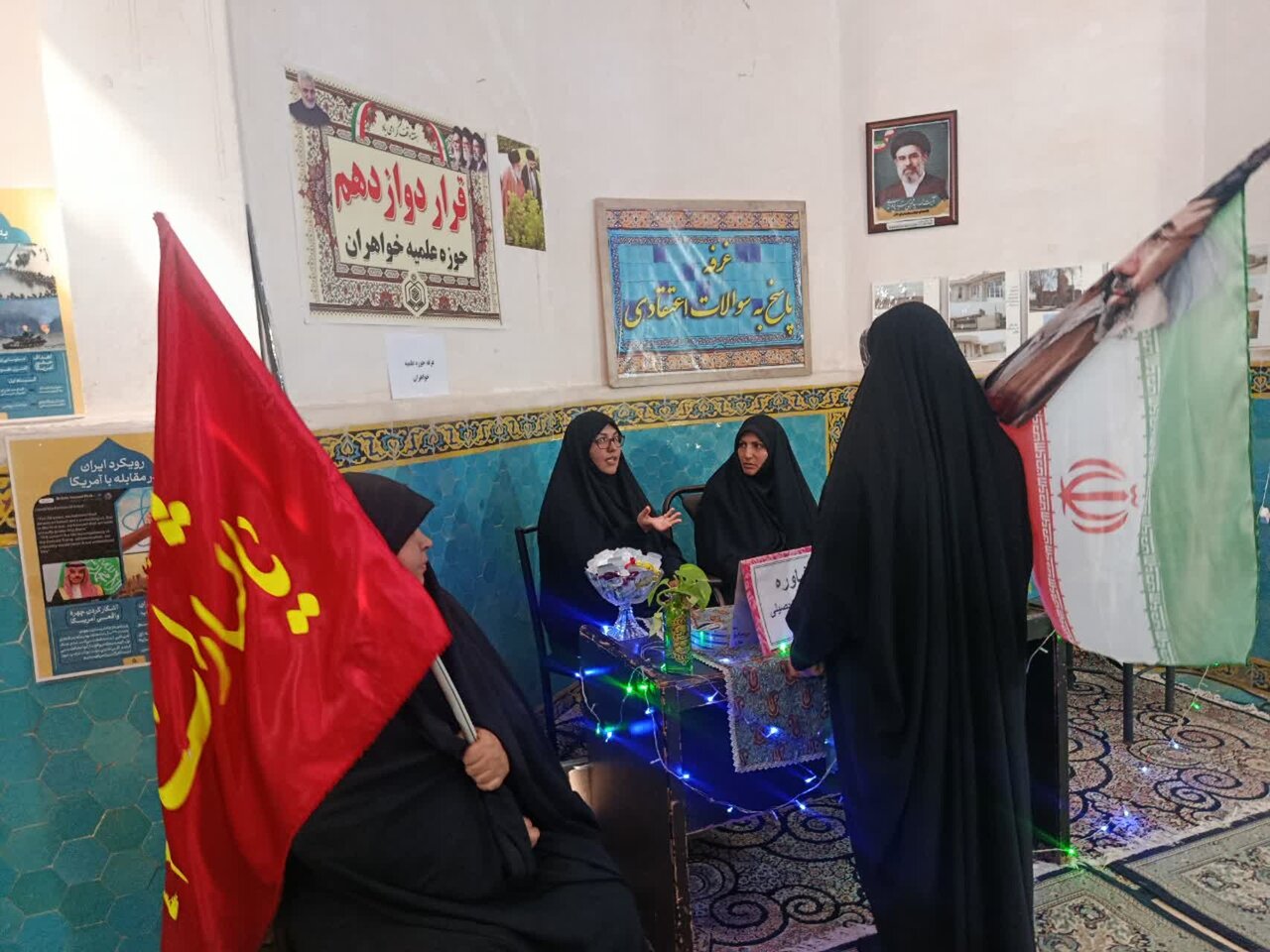 فعالیت طلاب و مبلغین حوزه علمیه الزهرا(س)ماهان در برنامه قرار دوزادهم
