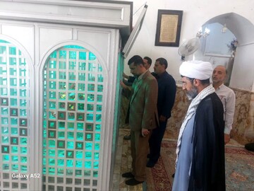 حضور مدیرکل ستاد اجرایی فرمان حضرت امام(ره) استان اصفهان در نائین