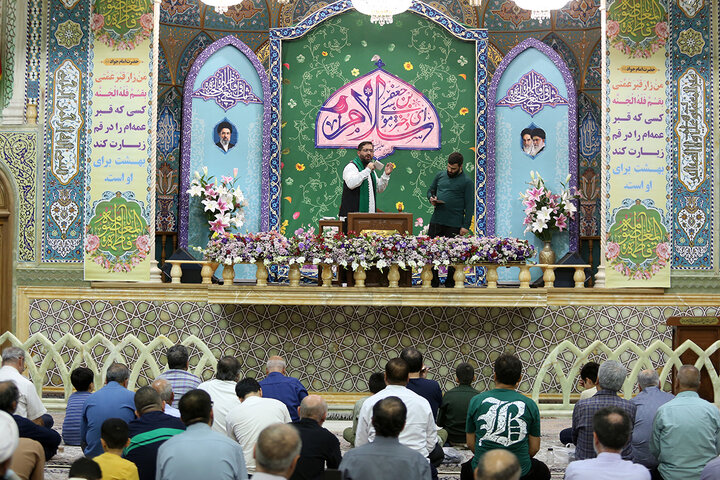 جشن شام سالروز ورود حضرت معصومه(س) به قم در حرم مطهر