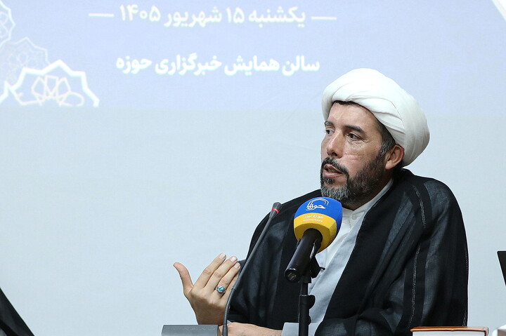 تصاویر/ نشست خبری مسئول مرکز تدوین متون و منابع درسی حوزه های علمیه